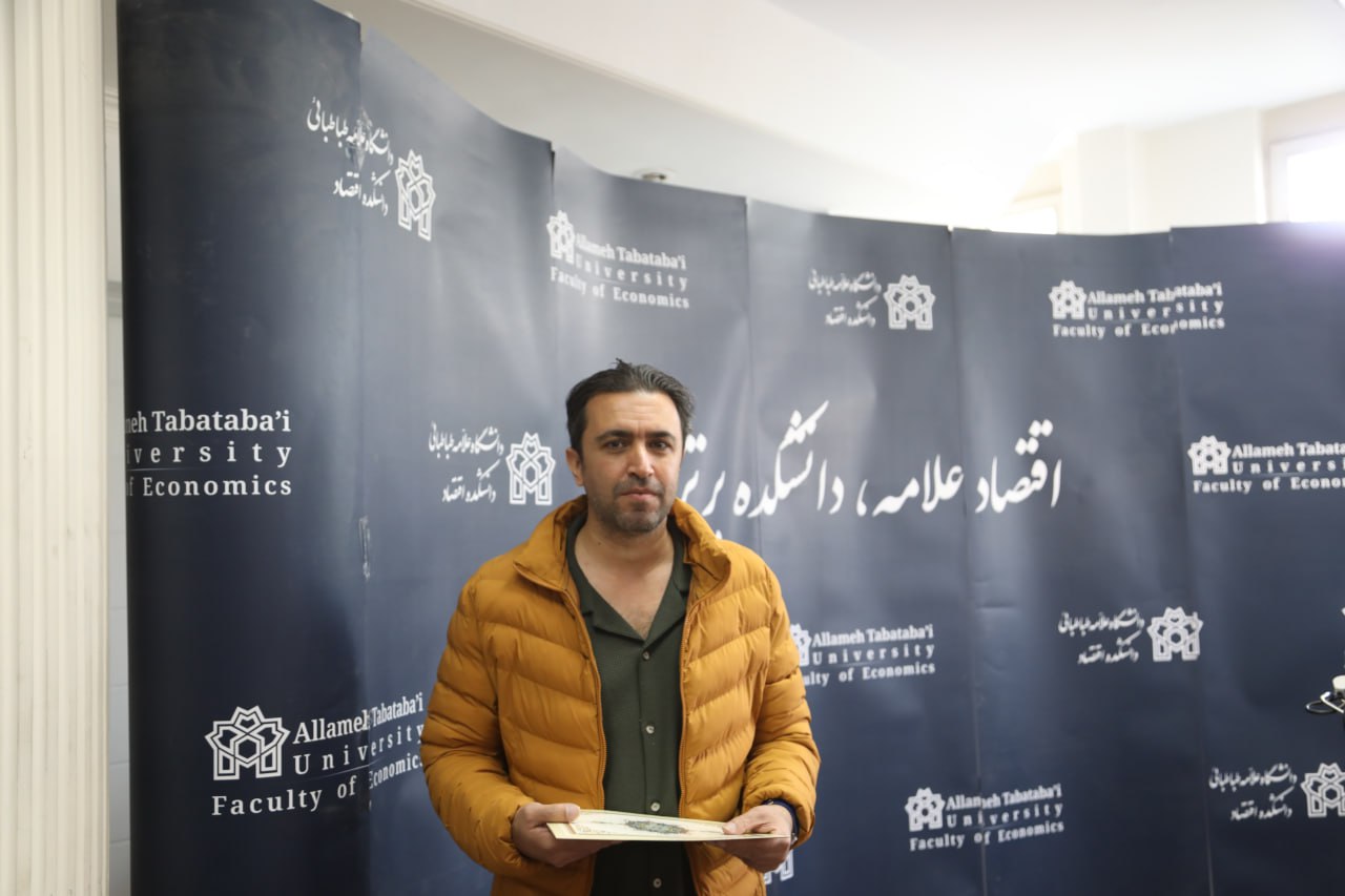 Award ceremony portrait